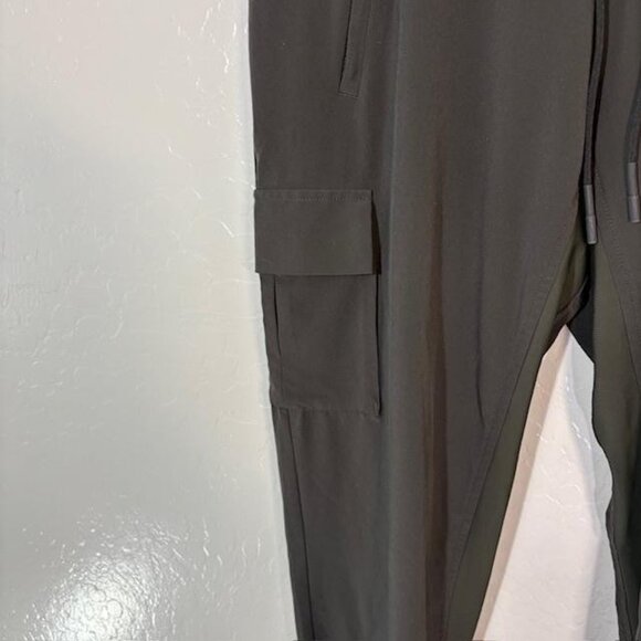 Athleta Pants Womens 6 Olive Green Cargo Jogger Sutton Stretch Cuffed Pockets - Picture 3 of 9